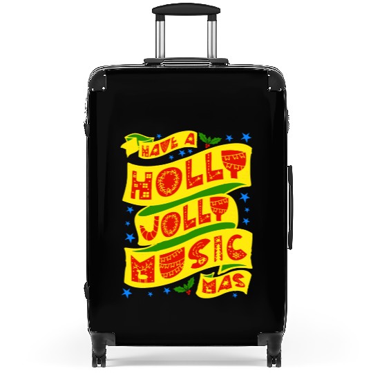 Have A Holly Jolly Musicmas Suitcases