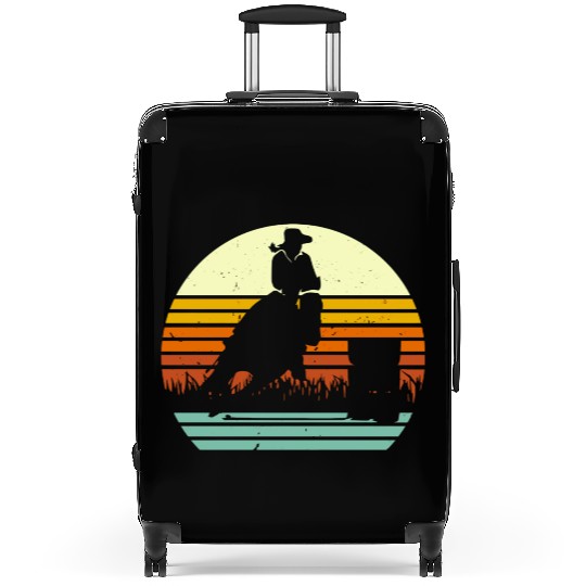Barrel Racing Retro Sun Style Suitcases