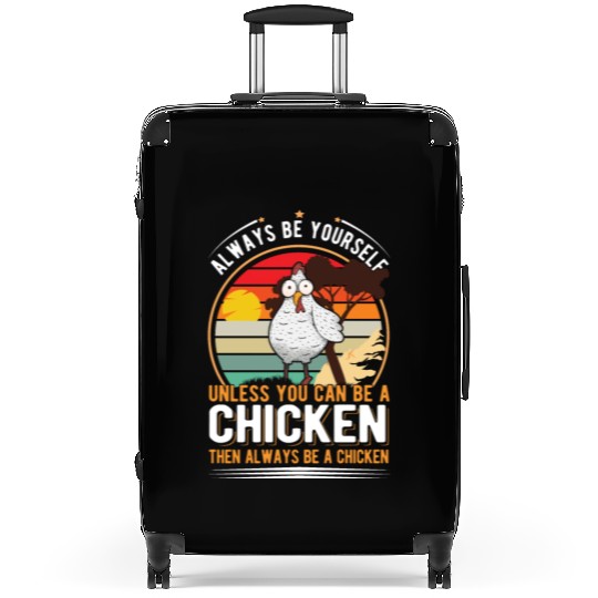 Chickens Gift Farmer Chicken Coop Suitcases
