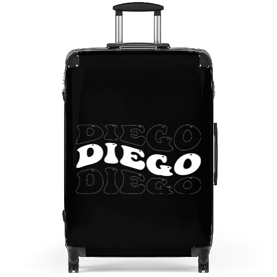 Funny Diego Groovy 4 Men Women Cool Diego Tie Dye Suitcases