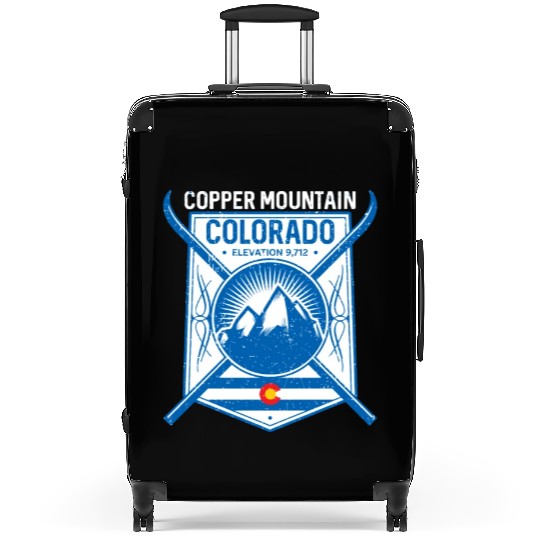 Copper Mountain Colorado Ski Mountains Suitcases