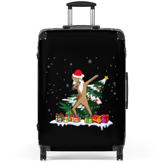 Great Dane Christmas Dabbing Santa Xmas Pajama Suitcases