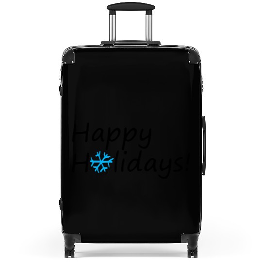 Happy Holidays Suitcases