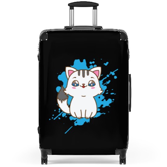 Cat japanese Kawaii Style Animal Suitcases