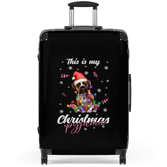 Winter Christmas Pyjama Boxer Suitcases