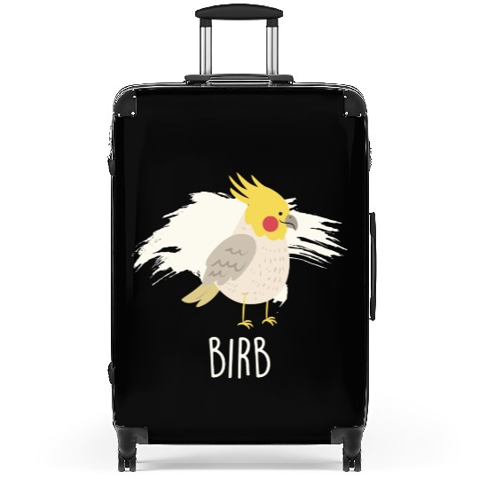 Birb Yellow Cockatiel Bird Suitcases