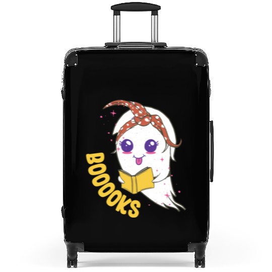 Cute Ghost Book Reading for teacher booooks Suitcases
