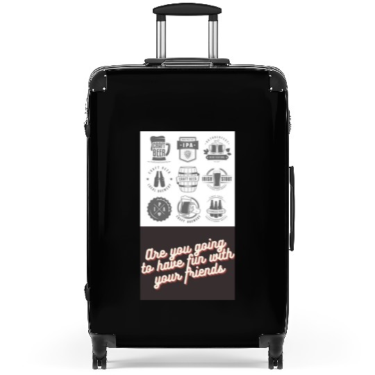 chill Rum with your friends Suitcases