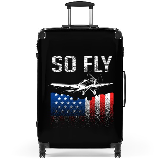 Airplane Pilots USA Suitcases