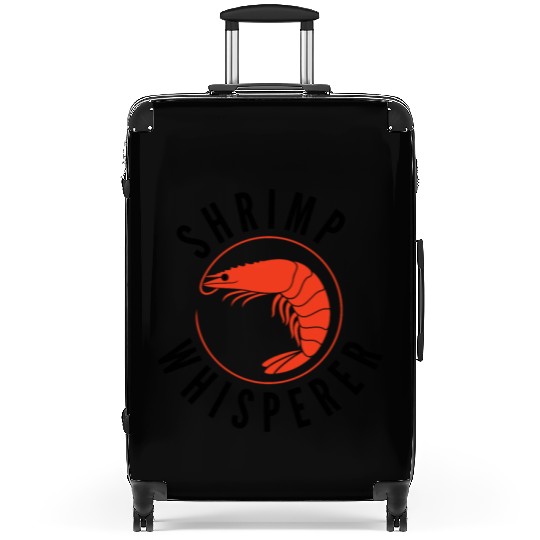 Shrimp Whisperer - fishing lover Suitcases