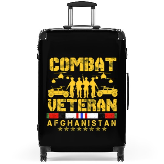 Combat Veteran Afghanistan Proud Us Suitcases