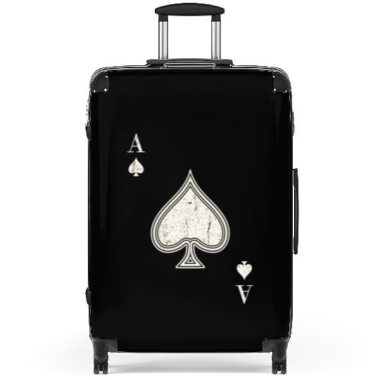 Ace Of Spades Blackjack Cards Poker 21 Suitcases