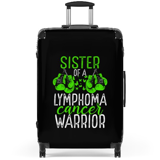 Sister Lymphoma Cancer Awareness Sibling Twin Suitcases