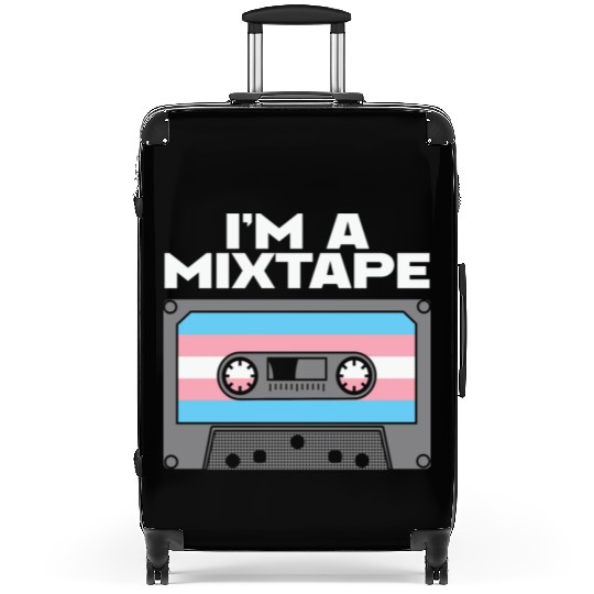 LBGT Flag Gay Pride Human I'm a Mixtape Suitcases