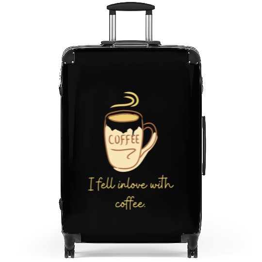 Okay, but first coffee Suitcases