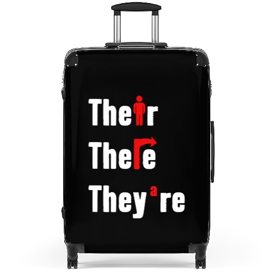 Their There They're English Teacher Grammar Suitcases