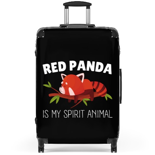 Red Panda Is My Spirit Animal Suitcases