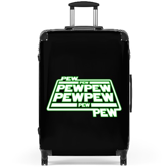 Pew Pew Pew Suitcases