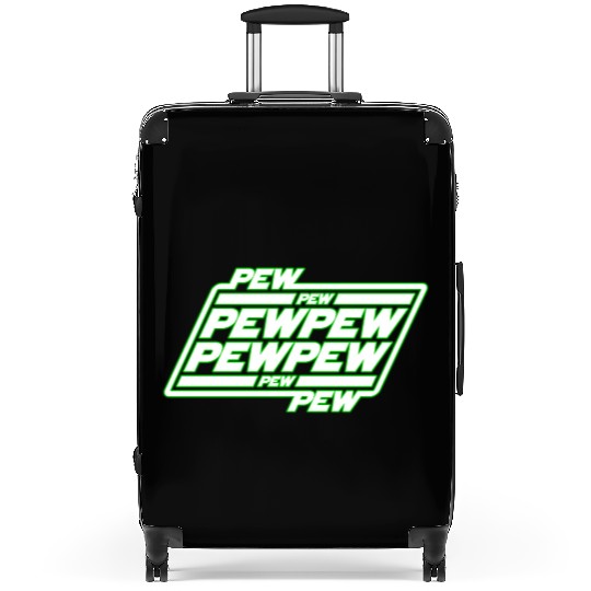 Pew Pew Pew Suitcases