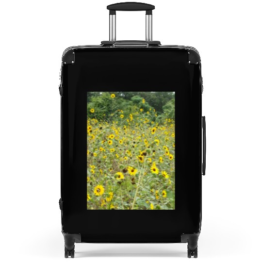 My Photography - Swamp Sunflowers in Texas Suitcases