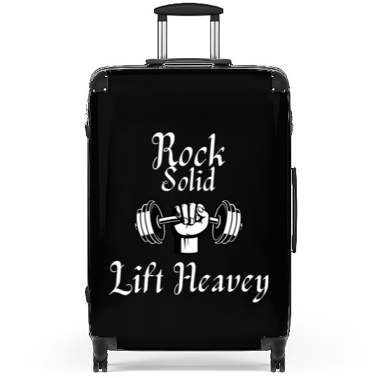 Rock Solid (Gym/weightLlifting) Suitcases