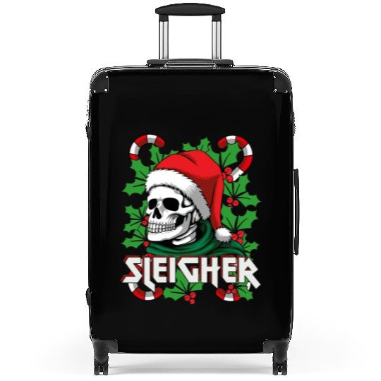 Sleigher Heavy Metal Santa Suitcases