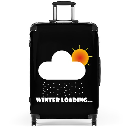 Funny Winter Christmas Holidays Suitcases