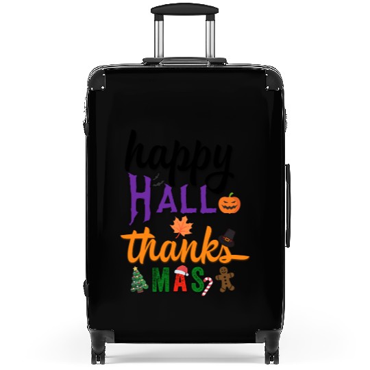 Happy Hallothanksmas Suitcases