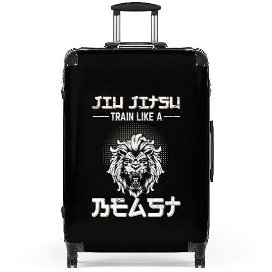 Train like a Beast Jiu Jitsu BJJ Grappling MMA Tra Suitcases