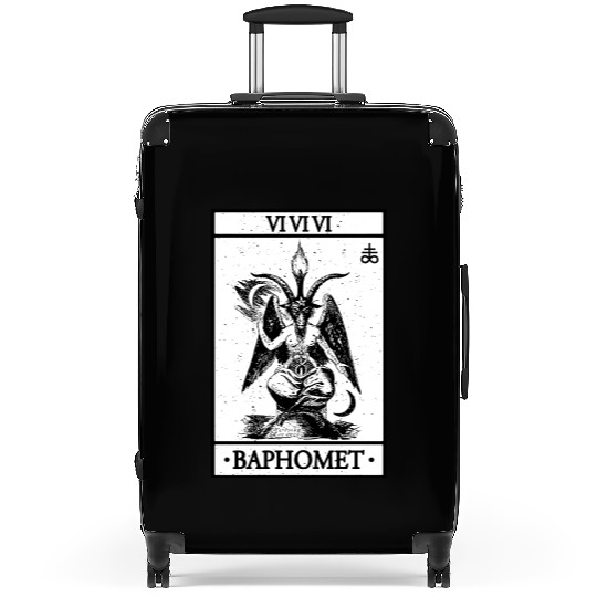 Baphomet Tarot Card Satanic Occult Suitcases