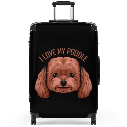 Dog Lover - I Love My Poodle Suitcases