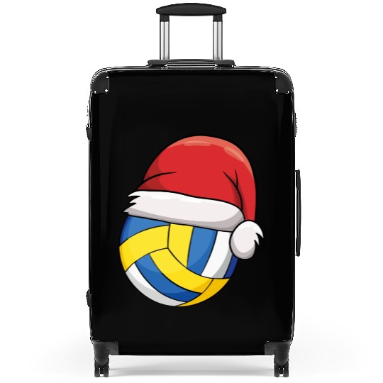 Volleyball Chirstmas Cute Volleyball Xmas Santa Suitcases