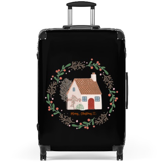 Merry Christmas | Home For The Holidays | Xmas Suitcases