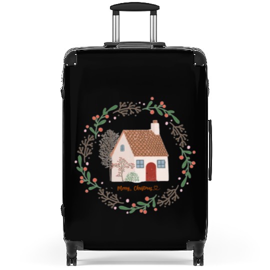 Merry Christmas | Home For The Holidays | Xmas Suitcases