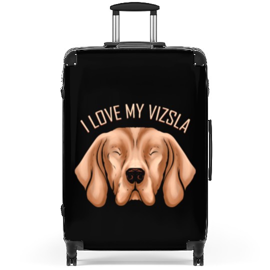 Dog Lover - I Love My Magyar Vizsla Suitcases