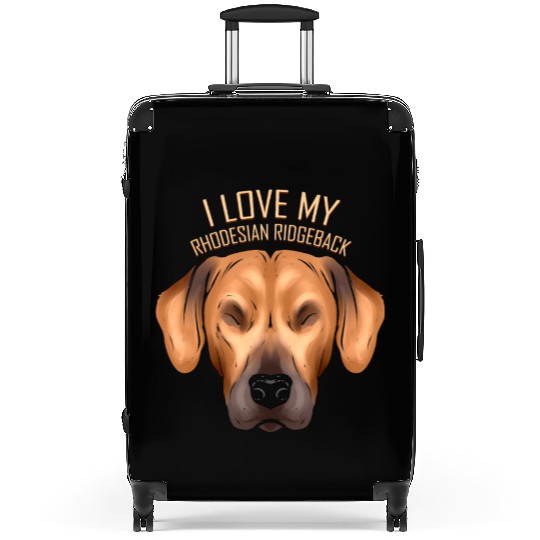 Dog Lover - I Love My Rhodesian Ridgeback Suitcases