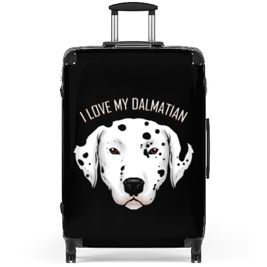 Dog Lover - I Love My Dalmatian Suitcases