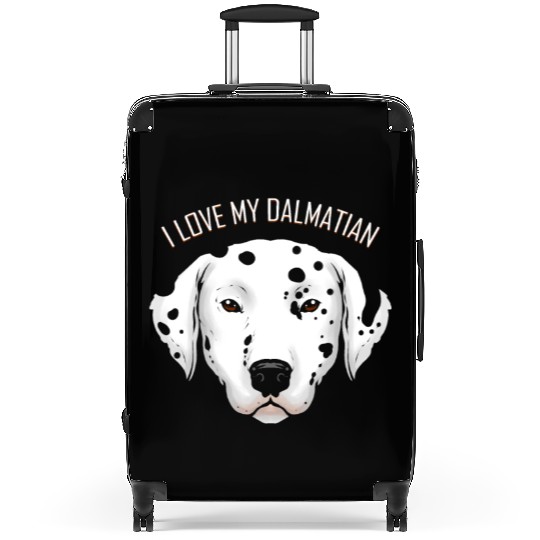 Dog Lover - I Love My Dalmatian Suitcases