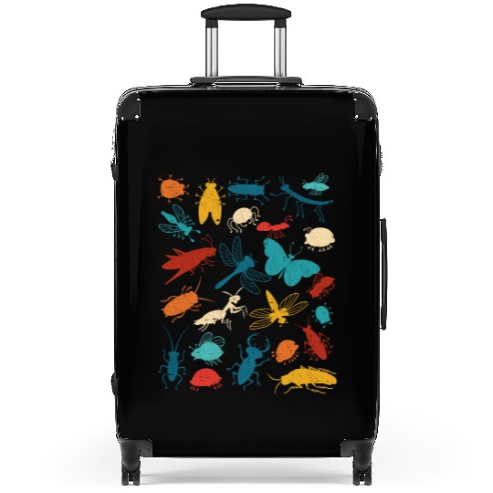 Colorful Insects Boys Girls Bug Lover Suitcases