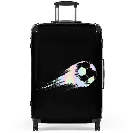 Cute Pastel Soccer Lover Suitcases