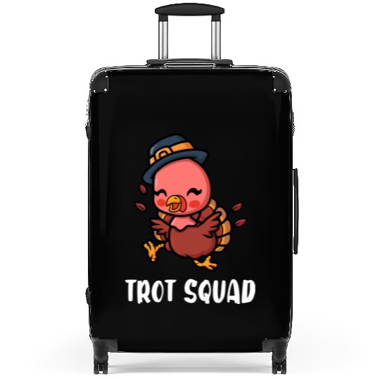Thanksgiving Running Turkey Trot Squad Suitcases