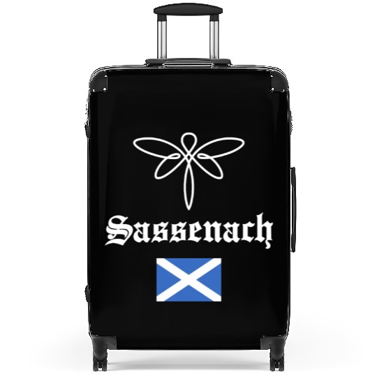 Sassenach Outlander Celtic Gaelic Dragonfly Suitcases