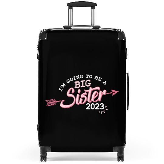 Going to be a Big sister 2023 pregnancy baby girls Suitcases
