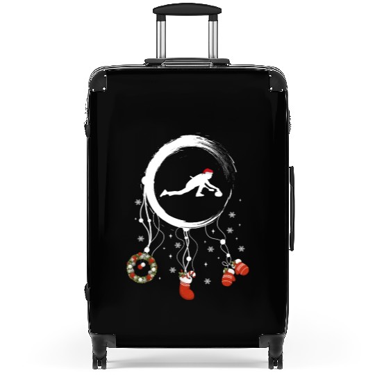 Winter dreamcatcher Christmas Curling Suitcases