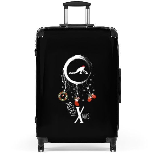 Winter dreamcatcher Christmas Curling Suitcases