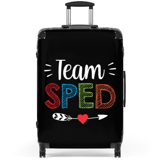 Team Sped Teacher Special Education Awareness Suitcases