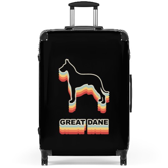 Vintage Great Dane Dog Suitcases
