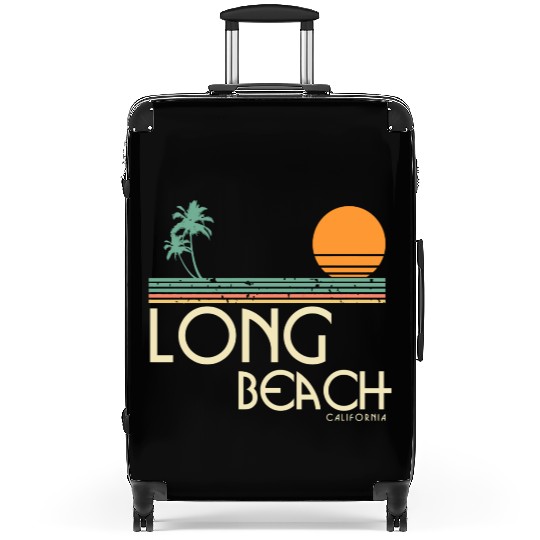 Vintage Long Beach California Suitcases