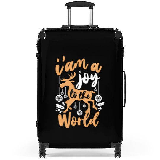 I Am A Joy To The World Xmas Holiday Christmas Suitcases