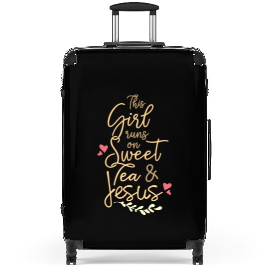 This Girl And Sweet Tea Suitcases